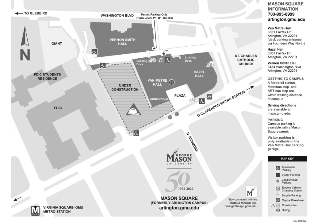 black and white campus map